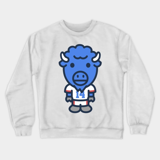 A Bathing Buffalo Crewneck Sweatshirt by Carl Cordes